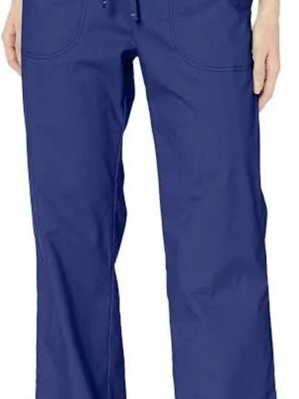 Code Happy Women's Mid Rise Moderate Drawstring Scrub Pant NAVY SZ MEDIUM TALL